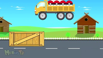 Catching POKEMON GO Balls With Truck And JCB - Video For Kids - Pokemon Cartoon