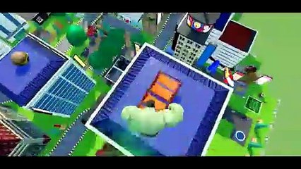 BLUE HULK COLOR + HULK SQUAD ARMY having fun & SMASH CARS ! + Disney Pixar Cars