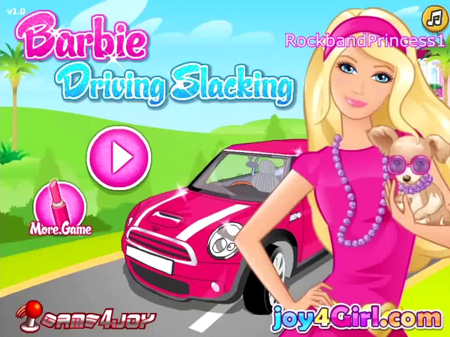 Barbie car game store barbie car game