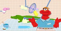 Murray Cleans Up Game for Kids HD Sesame Street Video