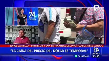 Jorge Carrillo sobre baja del dólar: "Se espera que en unas semanas el pollo también baje de valor"