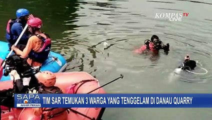 Tim SAR Temukan 3 Orang yang Tenggelam di Danau Quarry saat Melakukan Pengobatan Spiritual
