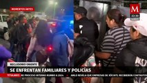 Continúan agresiones contra policías en las afueras del reclusorio Oriente