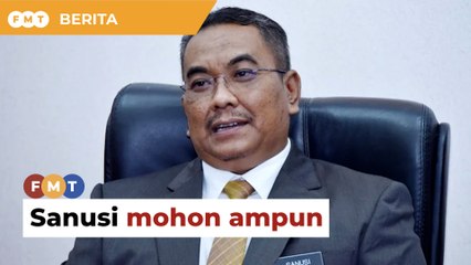Sanusi mohon ampun kepada Sultan Selangor