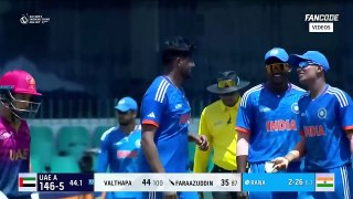 IND-A V UAE-A ACC Emerging Cup Highlights