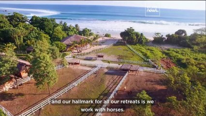 What is equine therapy? This paradise island promises healing through horses