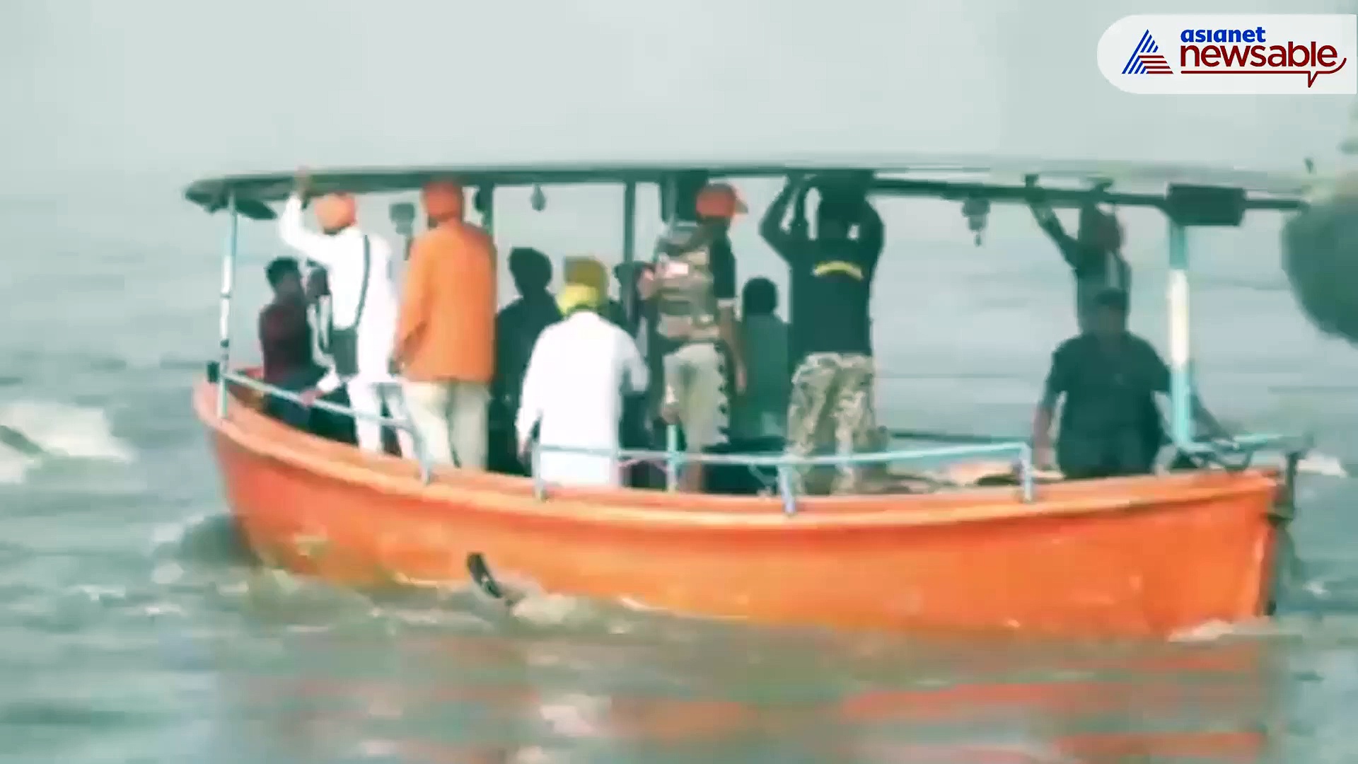 Punjab CM Bhagwant Mann narrowly escapes boat mishap during flood visit, video viral | WATCH