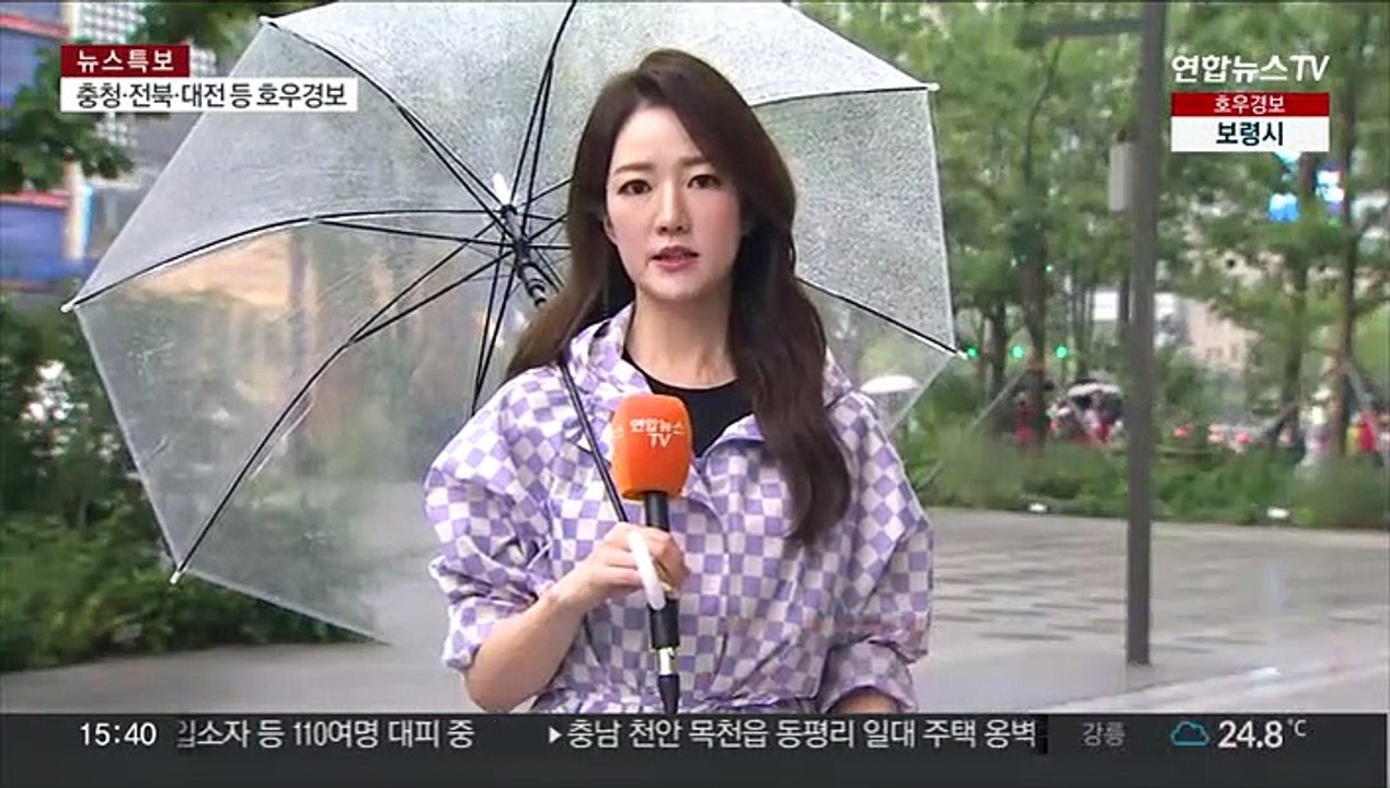 [날씨] 내일까지 충청·호남 강한 비…시간당 60㎜ 폭우