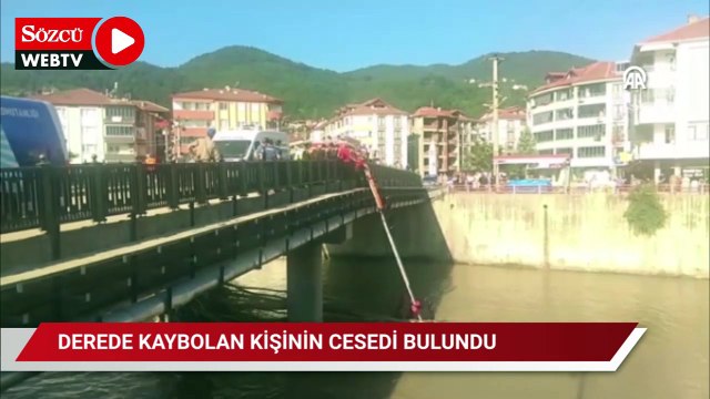 Derede akıntıya kapılarak kaybolan kişinin cesedi bulundu