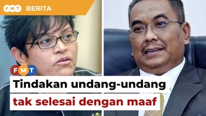 Video herunterladen: Mohon maaf tak selesai tindakan undang-undang, Azalina beritahu Sanusi