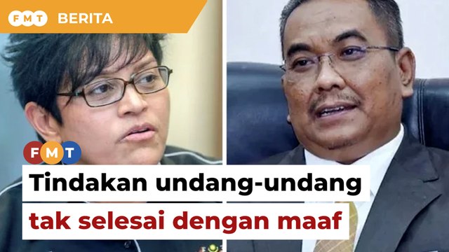 Mohon maaf tak selesai tindakan undang-undang, Azalina beritahu Sanusi