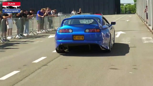 JDM Cars leaving Car Show! - Rocket Bunny GR Yaris, Skyline GTR, Chaser, Lancer Evo, RX7, Supra,...