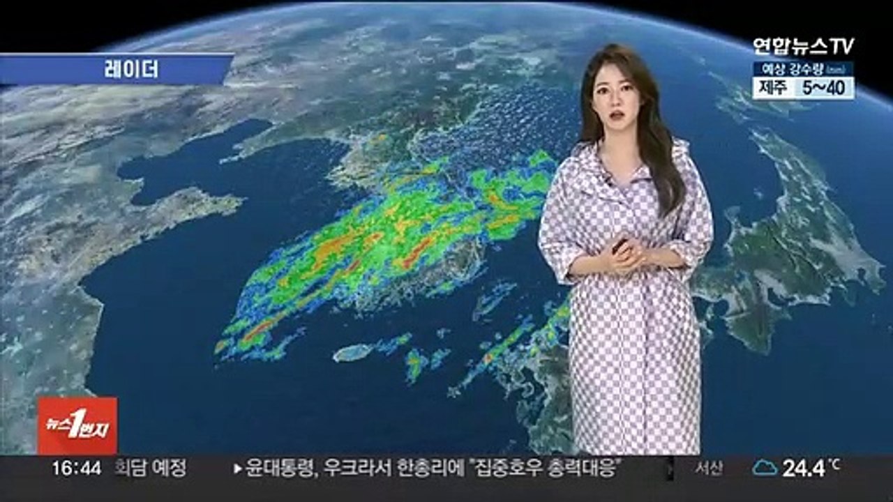 [날씨] 내일까지 충청,호남 큰비…최대 250㎜ 폭우