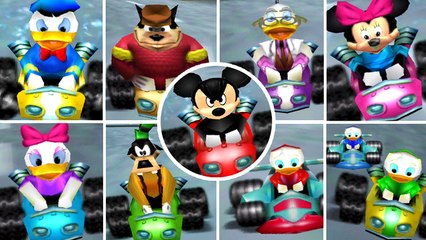 Mickey's Speedway USA All Characters (N64)