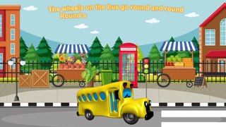 Wheels on the Bus - CoComelon Nursery Rhymes & Kids Songs