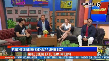 Poncho De Nigris rechaza a Jorge Losa; no lo quiere en el "Team Infierno"