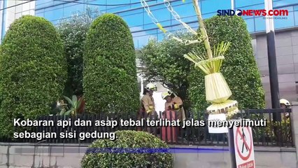 Kebakaran Videotron, Asap Membumbung Tinggi di Gedung K-Link Setiabudi