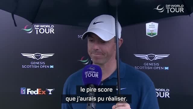 Scottish Open - McIlroy : Je n'ai pas vraiment d'attentes