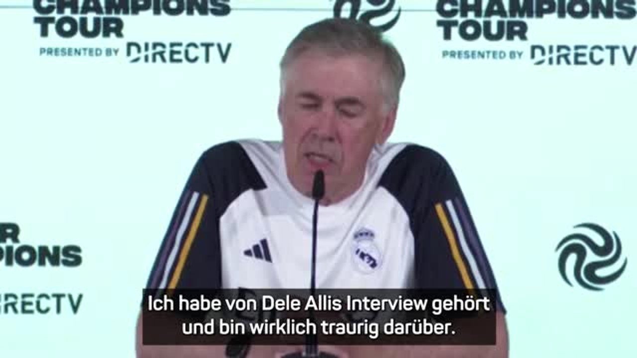 Ancelotti über alli: "bin traurig darüber"