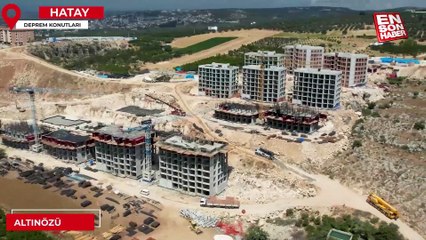 Depremin vurduğu Hatay'da 69 köy evinin daha temeli atıldı