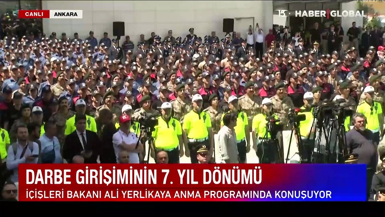 Bakan Yerlikaya 15 Temmuz anmasında konuştu: FETÖ'cü hainlerle amansız şekilde mücadele ediyoruz