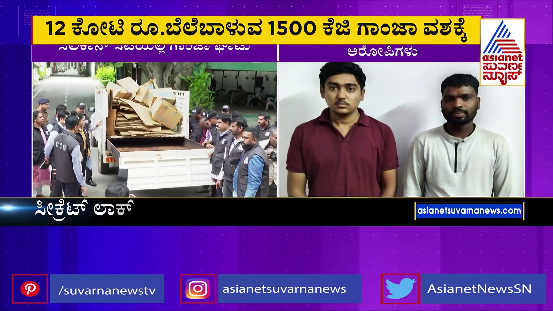 ಸಿಲಿಕಾನ್‌ ಸಿಟಿಯಲ್ಲಿ ಗಾಂಜಾ ಘಾಟು: ಪುಷ್ಪ ಸಿನಿಮಾ ರೀತಿ ಸಪ್ಲೈ ಮಾಡ್ತಿದ್ದ ಗ್ಯಾಂಗ್‌ ಅಂದರ್‌