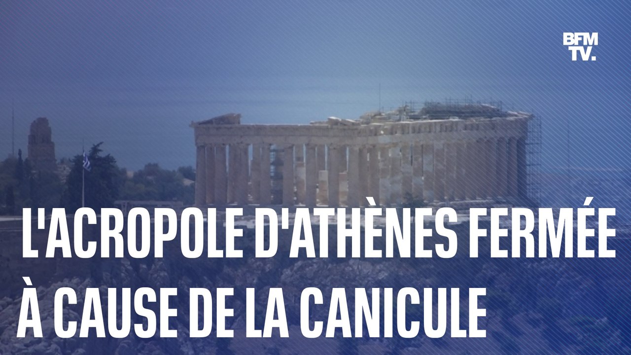 Canicule en Europe: l'Acropole d'Athènes fermée entre 11h30 et 17h30 à cause des fortes chaleurs