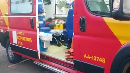 Motociclista fica ferido em acidente de trânsito no Trevo da Portal