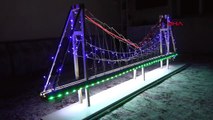 Yüksekova'da yapılan 15 Temmuz Köprüsü maketi şehit yakınlarına bağışlanacak