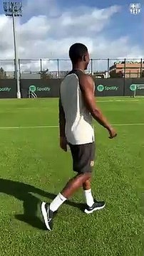 Ansu Fati adelanta su regreso a los entrenamientos del FC Barcelona