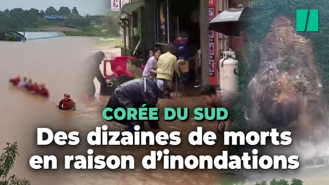 Corée du Sud : Au moins 22 morts et 14 disparus dans des inondations causées par des pluies torrentielles