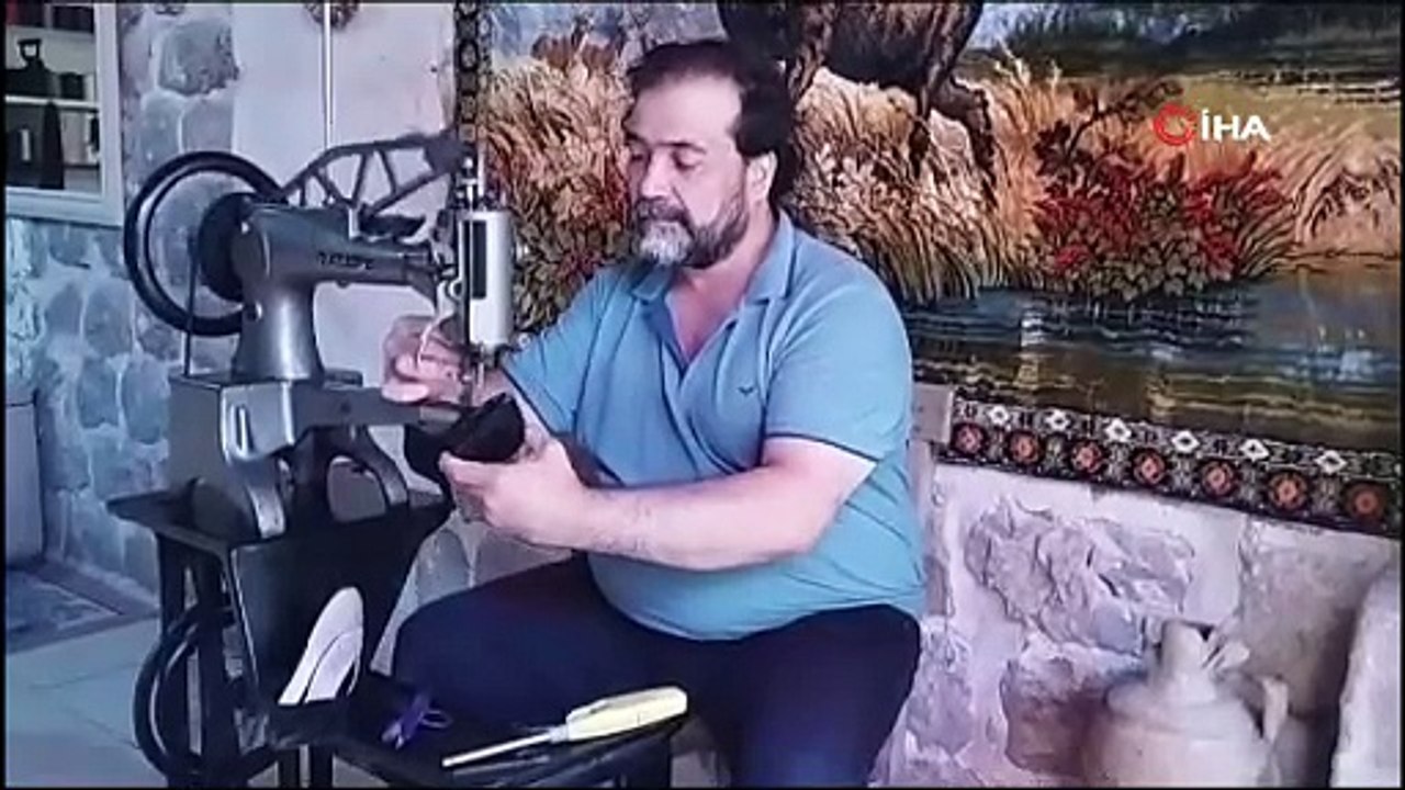6 yaşında babasının dükkanına adım attı, 45 yıldır ayakkabı tamir ediyor