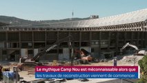 Le Camp Nou en pleine démolition