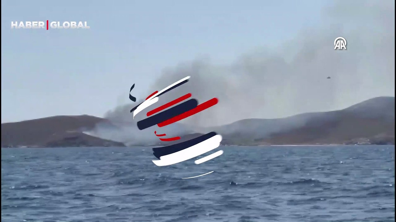 Balıkesir Avşa Adası'nda yangın