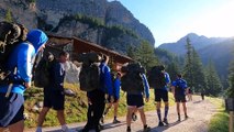 Rugby, la nazionale a lezione di spirito di squadra dall'Esercito nelle Dolomiti