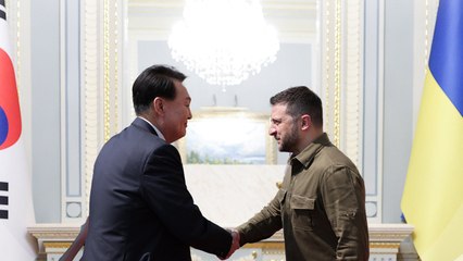 尹 "생즉사 사즉생 정신으로 연대"...우크라 전격 방문 / YTN