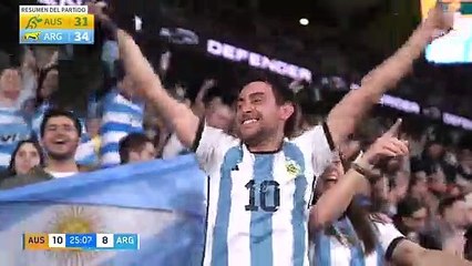 Los Pumas derrotaron a Australia en el último minuto