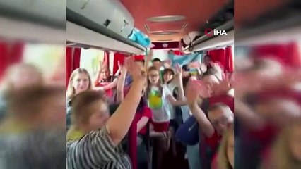 Ukraynalı 40 yetim çocuk savaşın yaralarını Antalya'da saracak