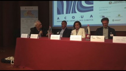 Acqua, Bratti: abbiamo creato una comunità su crisi climatica