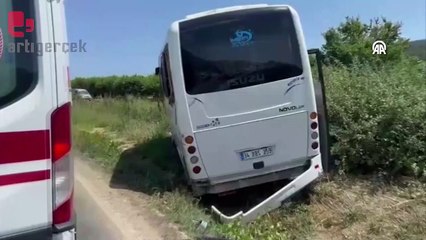 Midibüs ile tır çarpıştı, 7 kişi yaralandı