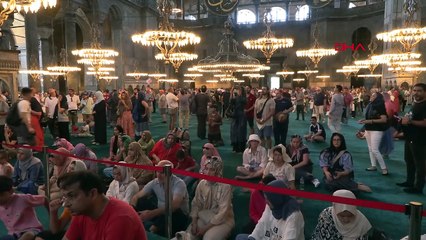 15 Temmuz Şehitleri için Ayasofya'da Hatim İndirildi