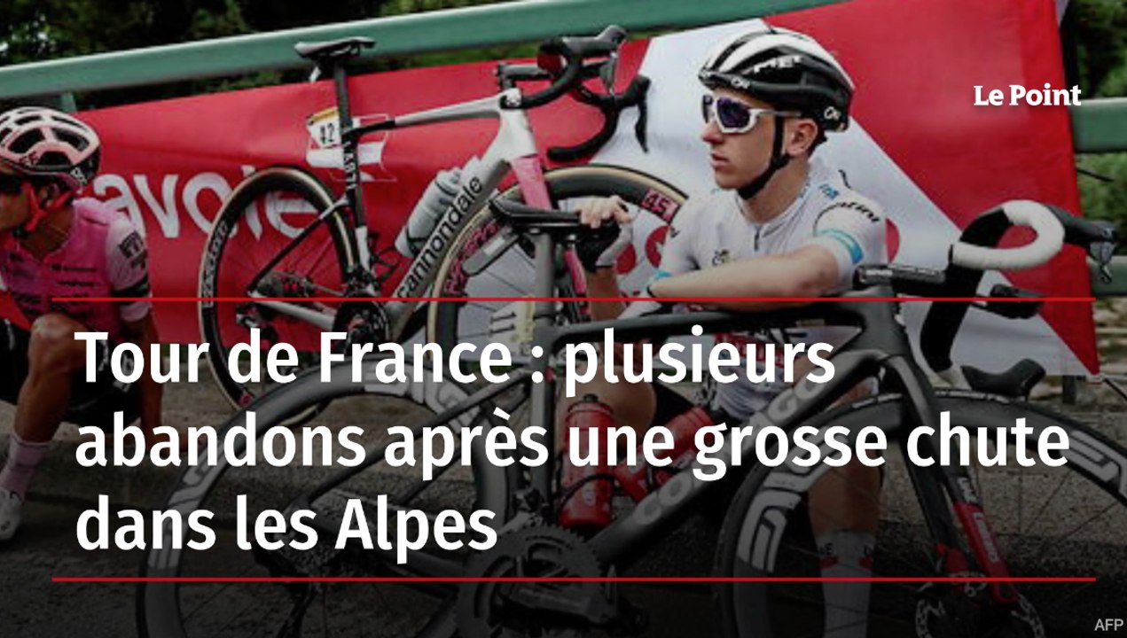 Tour de France : plusieurs abandons après une g...