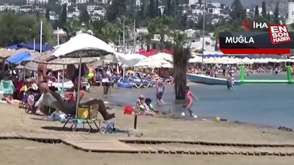 Bodrum yanıyor: Gölgede 44, hissedilen 50