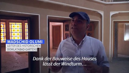 Traditionelle Windtürme kühlen iranische Stadt seit Jahrhunderten