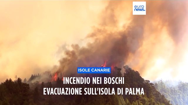 Canarie, isola di Palma ancora nel mirino : dopo il vulcano Cumbre Vieja, ora gli incendi boschivi
