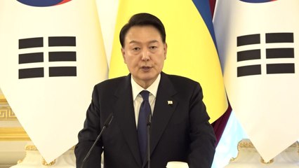 尹 "우크라에 군수물자 더욱 지원...재정 지원 새롭게 실시" / YTN