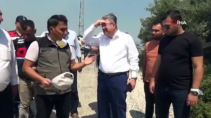 Déclaration sur les incendies de forêt du gouverneur Yılmaz