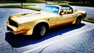 1978 Pontiac Trans Am .  Classic muscle cars show. سيارات كلاسيكيه