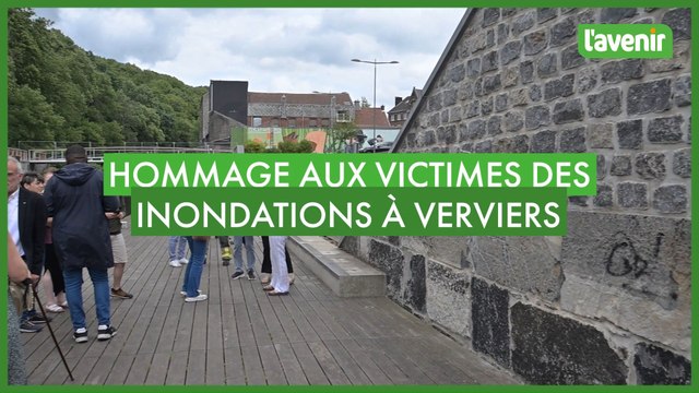 Hommage aux victimes des inondations à Verviers
