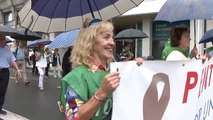 Los pensionistas vascos se manifiestan en Donosti por el aumento de las pensiones